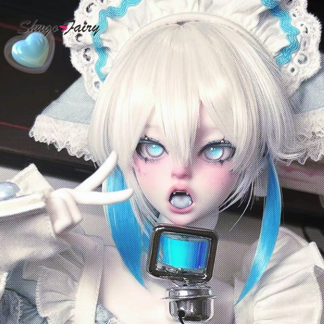 Hakimi BJD 1/4 Puppe, Cyberpunk Mechanische Gelenkpuppe, Weiß - Bild 1