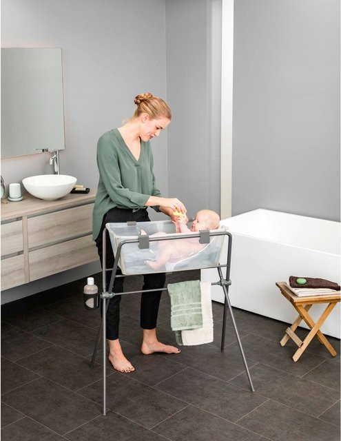 Stokke Flexibath Badewanne inklusive Newborn Support Sitz und Badewannenständer - Bild 1