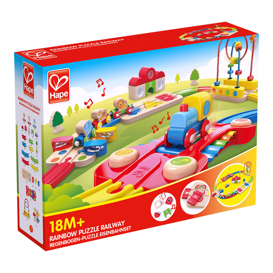Hape Eisenbahnset Regenbogen-Puzzle, ab 1,5 Jahre - Bild 2