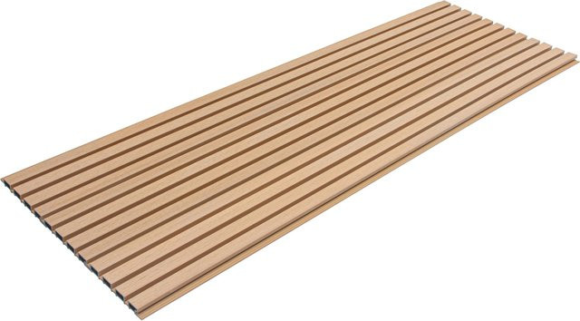 Home Deluxe WPC Fassadenverkleidung DUVAR in Teak, 10 m² - Bild 1