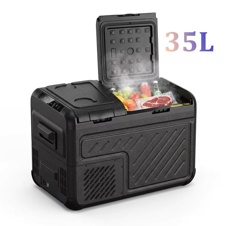 Podofo Kompressor-Kühlbox für Auto und Camping in Schwarz mit Gefrierfunktion und Smart-Touchscreen - Bild 4
