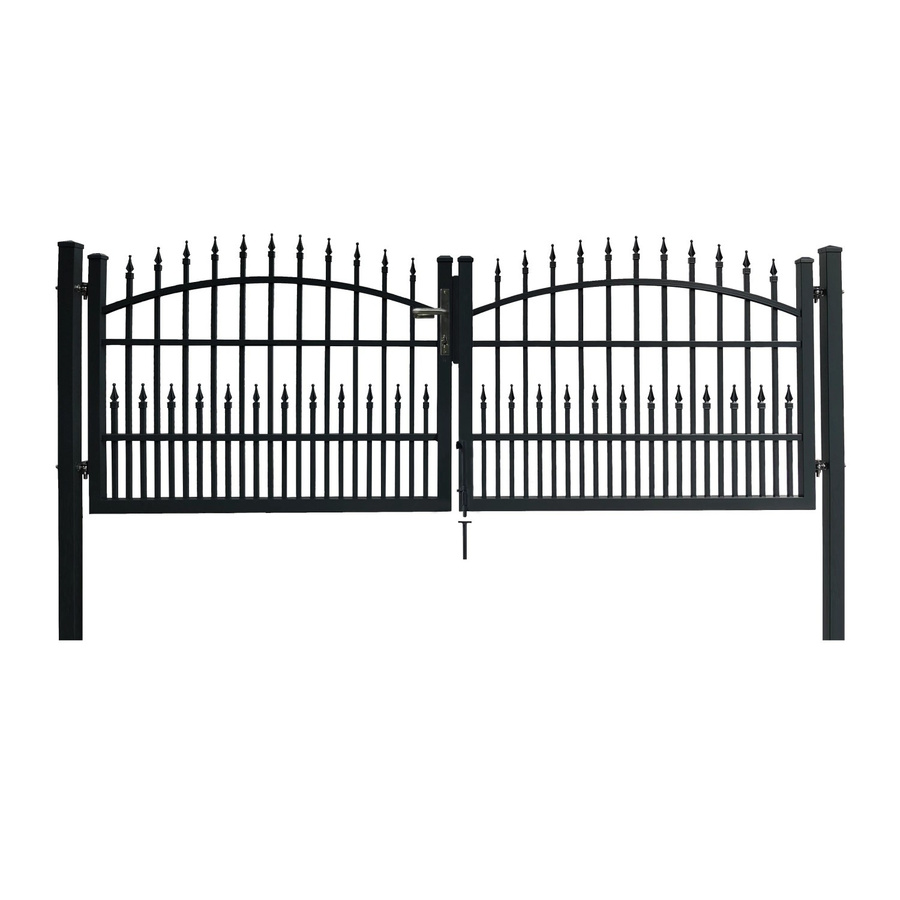 Dekor Doppeltor Avignon zum Einbetonieren in Anthrazit B: 300 cm, H: 110 cm - Bild 2