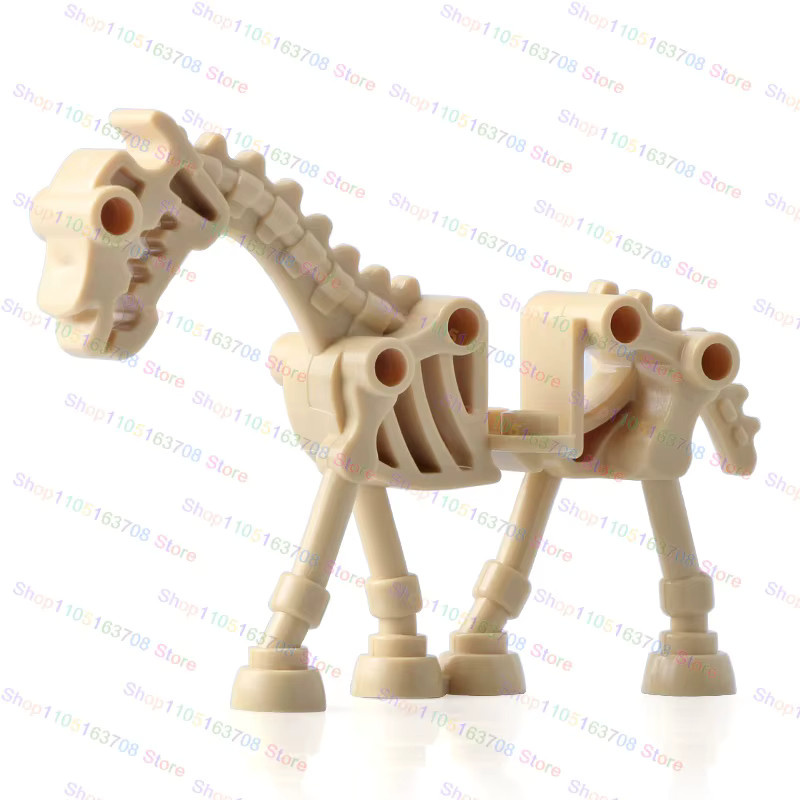 DR.TONG Mittelalterliches Skelett Warhorse, Baustein Spielzeug, Tiere - Bild 2