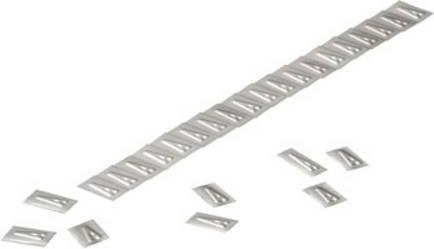 Weidmüller WSM 10A Bedruckte Edelstahlmarkierer in Silber - Bild 1