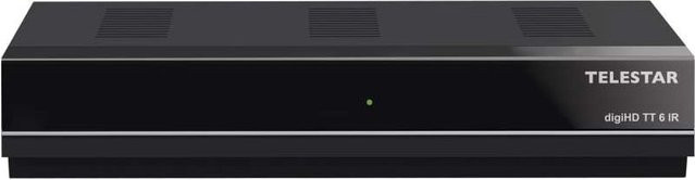 Telestar Set-Top-Box digiHD TT 6 IR DVB-T2 Receiver in Schwarz mit Full HD, DVB-C, DVB-T, Single-Tuner, H.265 HEVC und USB-Recording - Bild 1