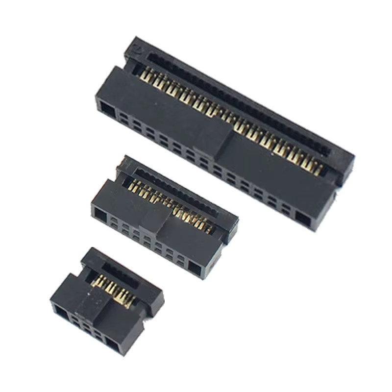 ZSDZFYLLK FC IDC Buchsenleiste 6P-50Pin für 0,635 mm Pitch Flachkabel, Schwarz, 5/10 Stück - Bild 2