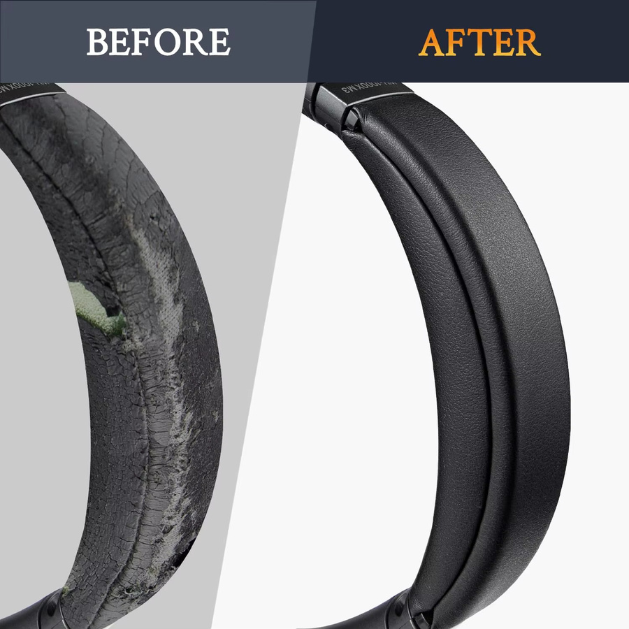 Ersatz-Kopfband und Ohrpolster-Set für Sony WH-1000XM3 Kopfhörer in Schwarz und Silber - Bild 4