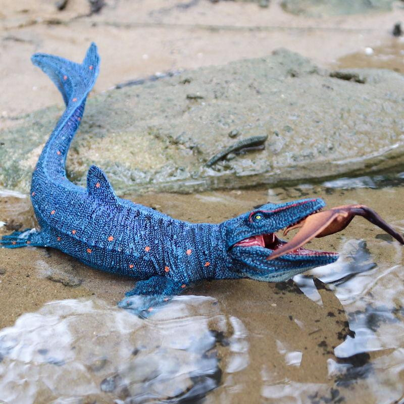 Oenux Sealife-Tiermodelle Prähistorischer Mosasaurus Liopleurodon Kronosaurus Actionfiguren aus PVC 3-6 Jahre - Bild 3