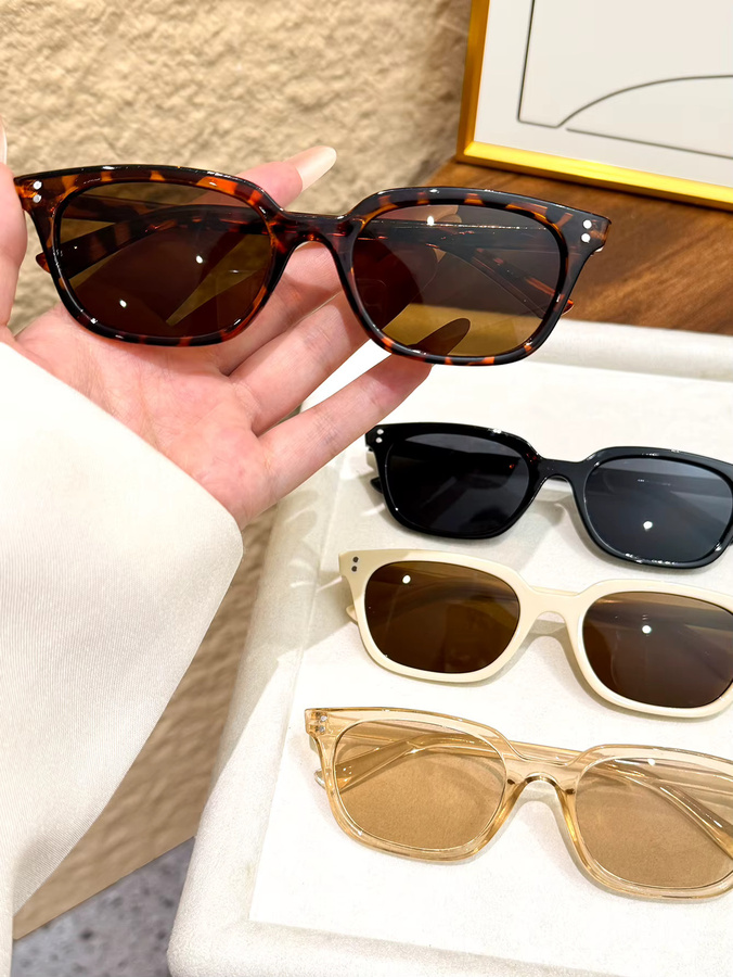 CAIPAI Sonnenbrillen-Set, Cat-Eye, Vollrand, Kunststoff, Mehrfarbig - Bild 2