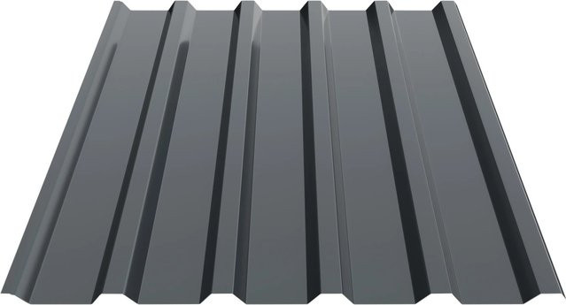 Smart Cover Solution Trapezblech TR35 Stahl in Anthrazit-Grau, B/H/T: 200 x 103,5 x 0,05 cm - Bild 1
