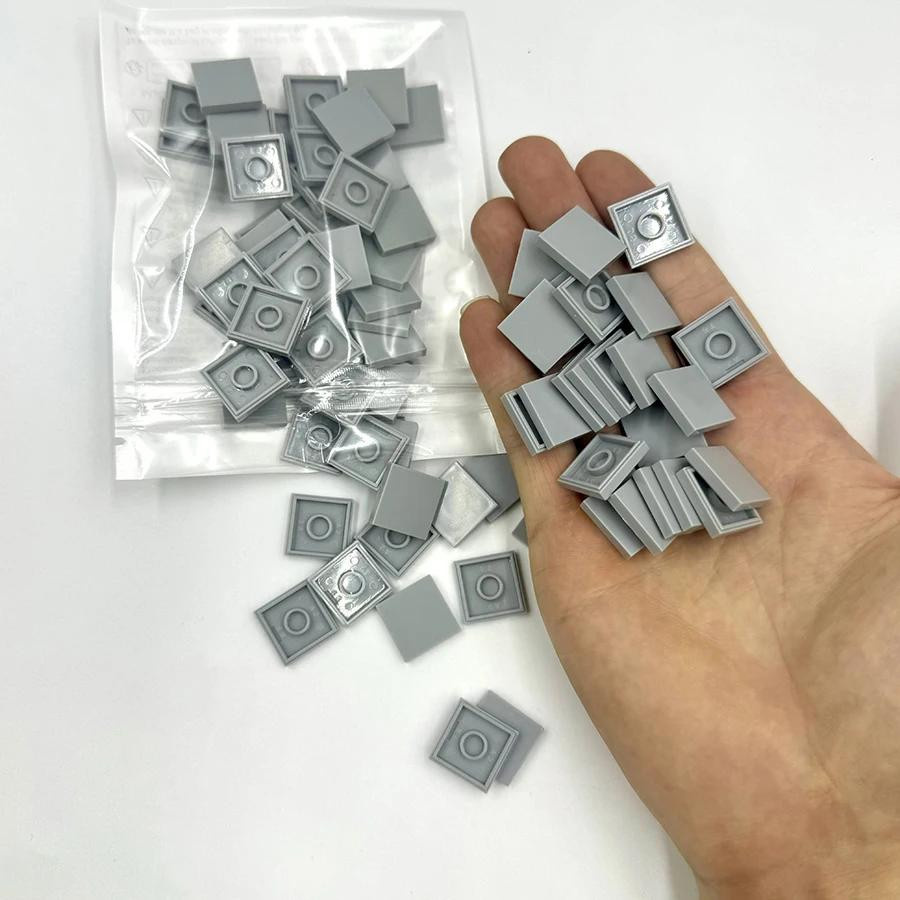 Bai Fen Bai Toys DIY Bausteine 2x2 Figur Ziegel, Nachfüllpack, 50-teiliges Set, ab 6 Jahren - Bild 1