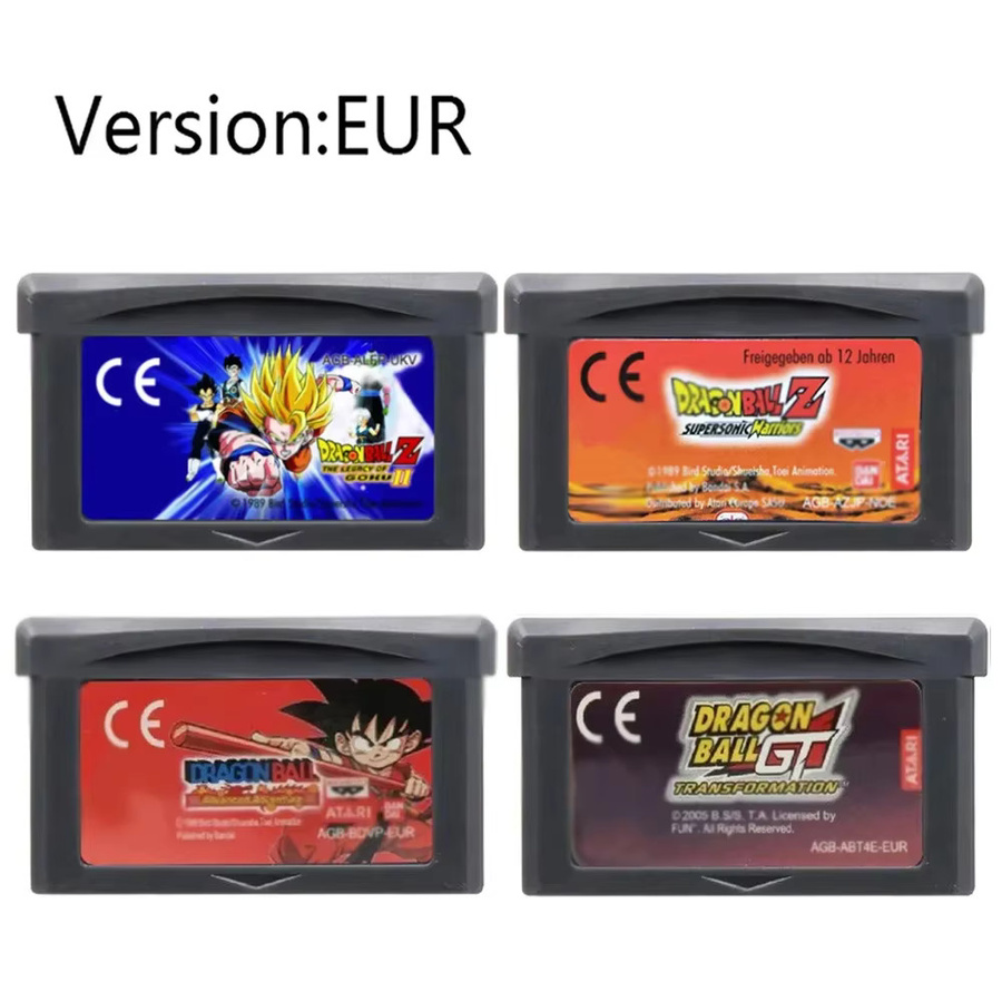 Bandai Dragon Ball Game Boy Advance Modul mit Advanced Adventure, Supersonic Warriors und Buu's Fury Action-Adventure Spielepackung - Bild 1