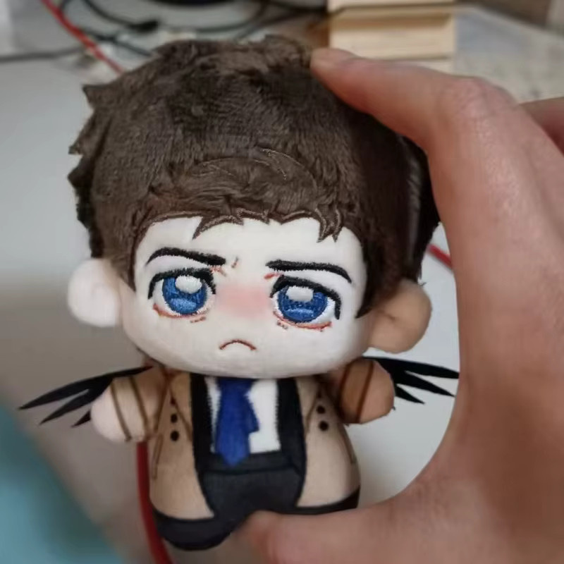 Hot Toys Supernatural Castiel Plüschpuppe, Chibi-Stil, Engel-Charakter, Stofftier Schlüsselanhänger - Bild 3