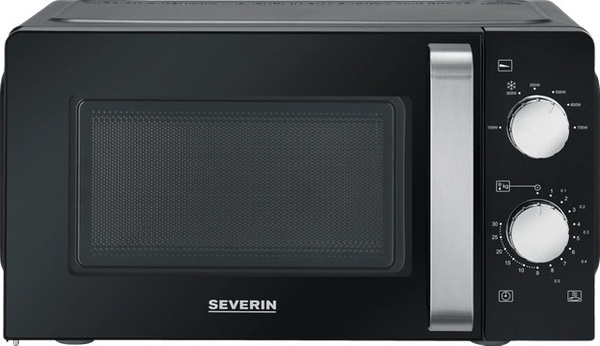 Severin Mikrowelle MW 7886 Schwarz, 700 W, 17 l, B/T/H: 44,0 x 32,0 x 24,0 cm