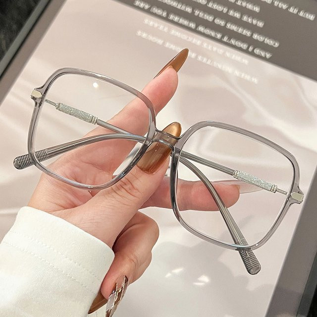 RELEN Korrektionsbrille Damen, Vollrand, Square, Metall, transparent - Bild 1