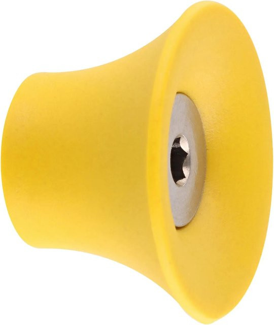 Wagner Wandhaken Hooks4home Tulip aus verzinktem Stahl in Gelb, Durchmesser: 40 mm, Tiefe: 25 mm - Bild 1