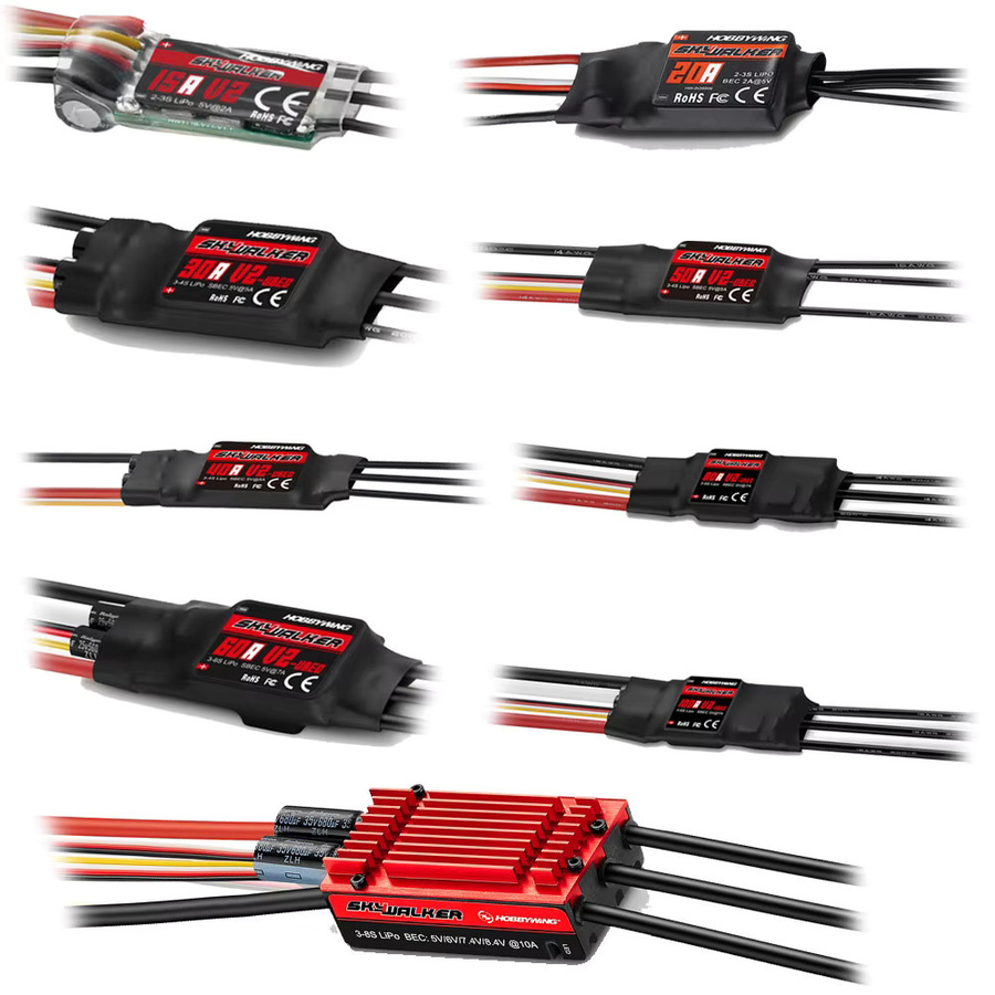 Hobbywing Skywalker V2 Bürstenloser ESC Geschwindigkeit Controller für RC FPV Hubschrauber Flugzeuge - Bild 3