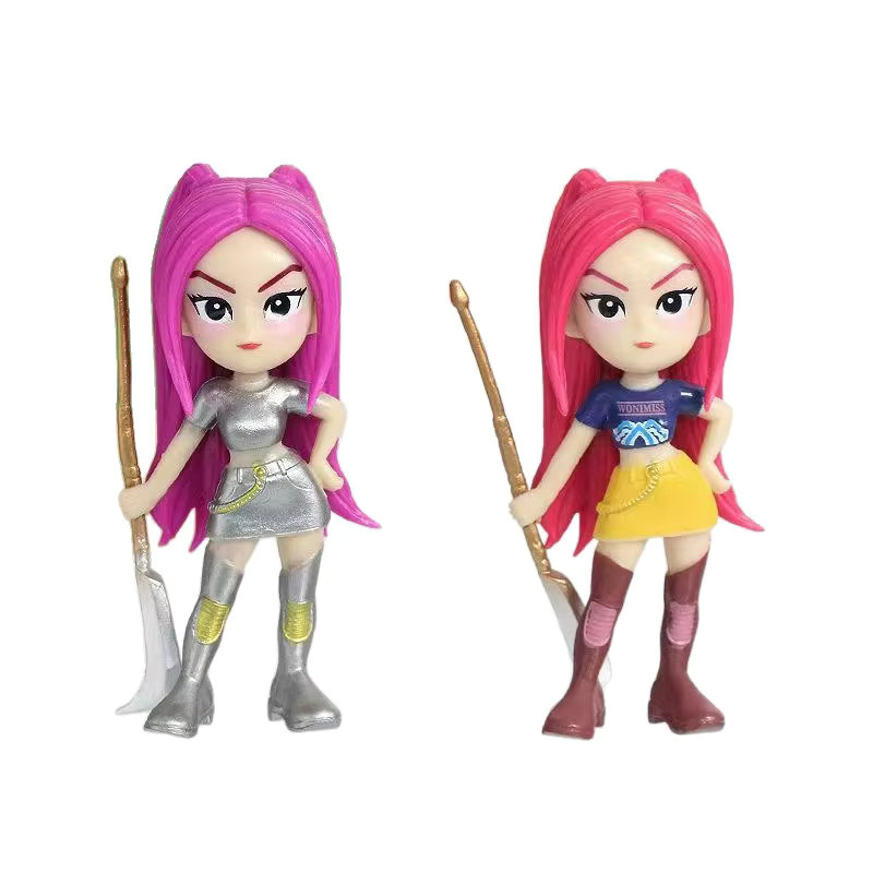 Bandai Anime K-Pop D-emon H-unters Girlgroup RUMI MIRA ZOEY, 6-teiliges Set, PVC-Actionfiguren, 10 cm - Bild 2