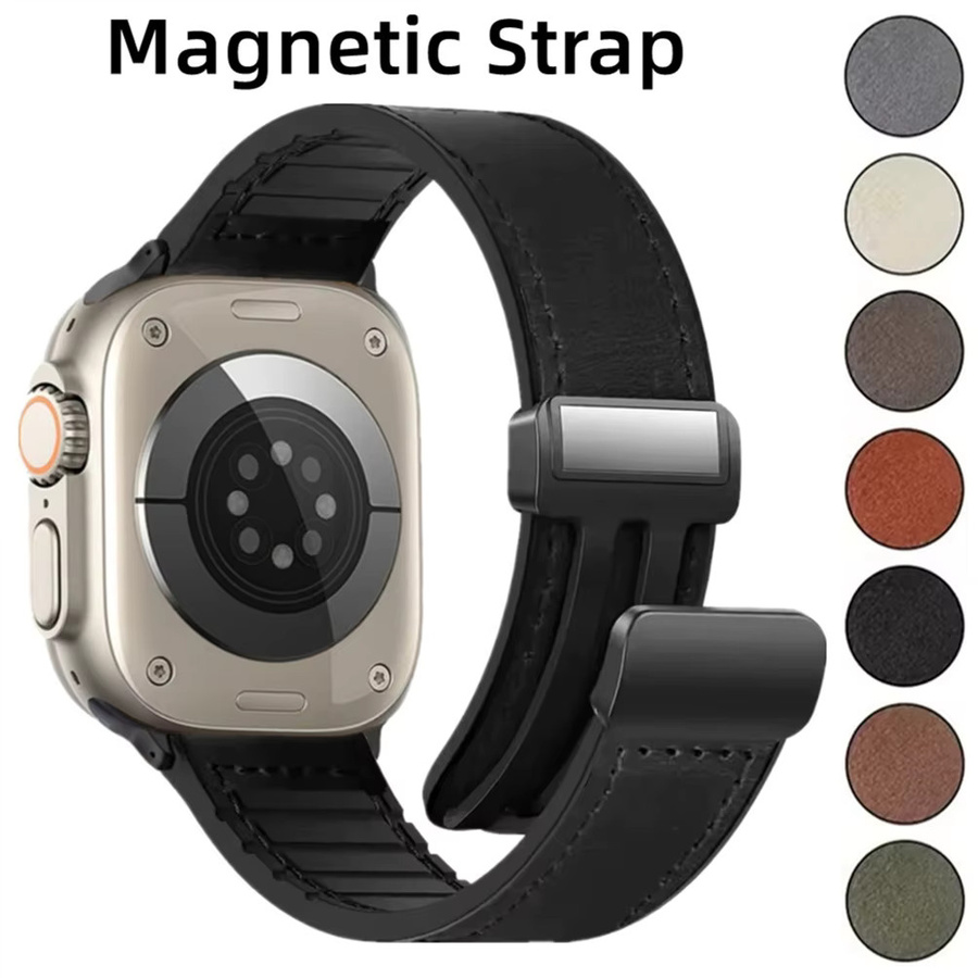 Lederarmband, Schwarz, Herren - Bild 2