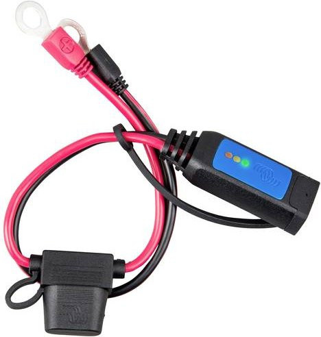 Victron Energy Anschlusskabel mit M8 Kabelschuh und 30A ATO Sicherung in Rot für Batterieanzeigetafel - Bild 1