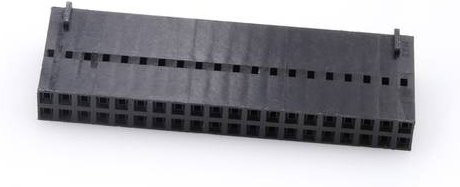 Molex Buchsengehäuse-Kabel Schwarz, 40 Polzahl, Rastermaß: 2.54mm - Bild 1