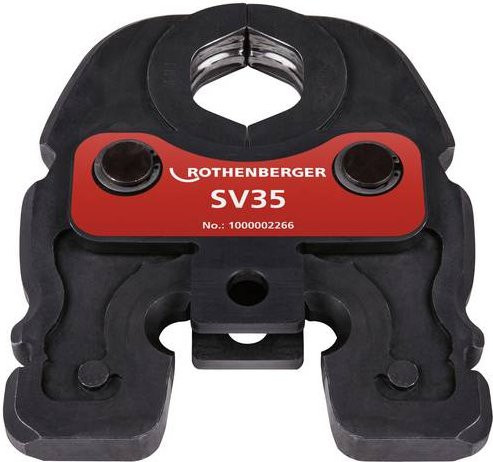 Rothenberger Pressbacke Standard SV35 aus Edelstahl in Schwarz - Bild 1