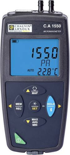 Chauvin Arnoux Manometer P01654550 C.A 1550 Anschluss Unterseite in Schwarz - Bild 1