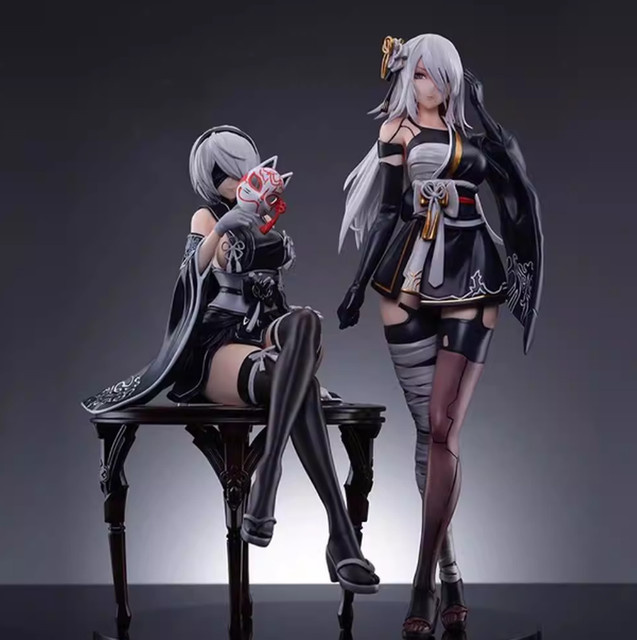 Bandai Yorha No.2 Typ B Anime Figur Ver1.1a Modell A No.2 Kimono Actionfigur - Bild 1