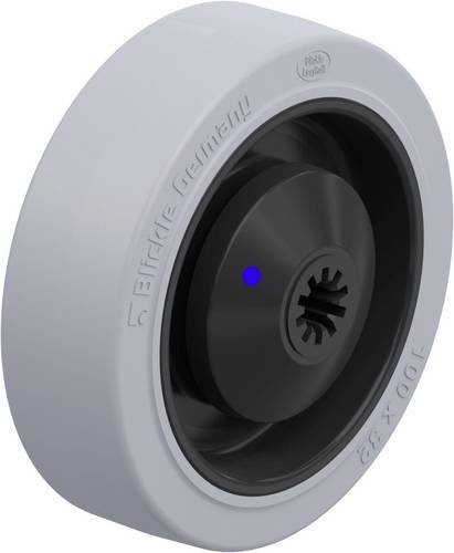 Blickle Schwerlast-Rad POEV 100/8XKA-SG in Grau und Schwarz mit 100 mm Durchmesser und 200 kg Tragfähigkeit - Bild 1