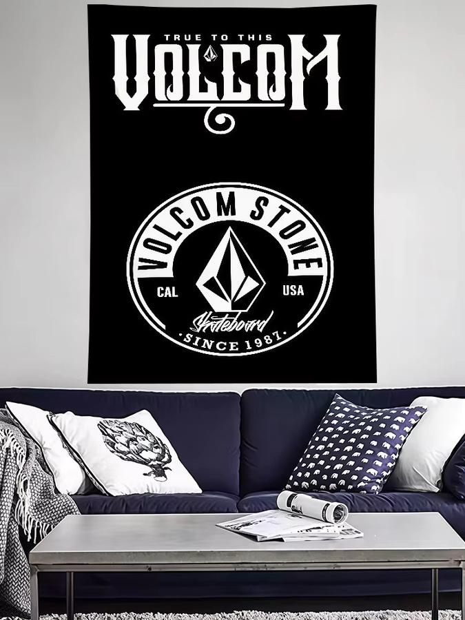 Volcom Banner Flagge Schwarz Textil B: 60,0 cm, H: 40,0 cm - Bild 7