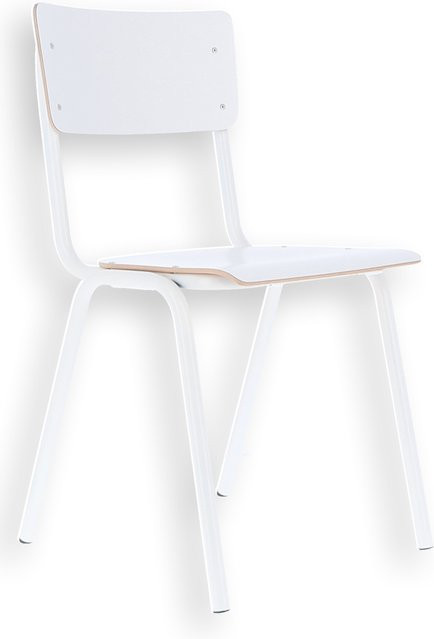 Jan Kurtz Stapelstuhl ZERO in Weiß, 2er Set, B: 38 cm, T: 38 cm, H: 46 cm - Bild 1