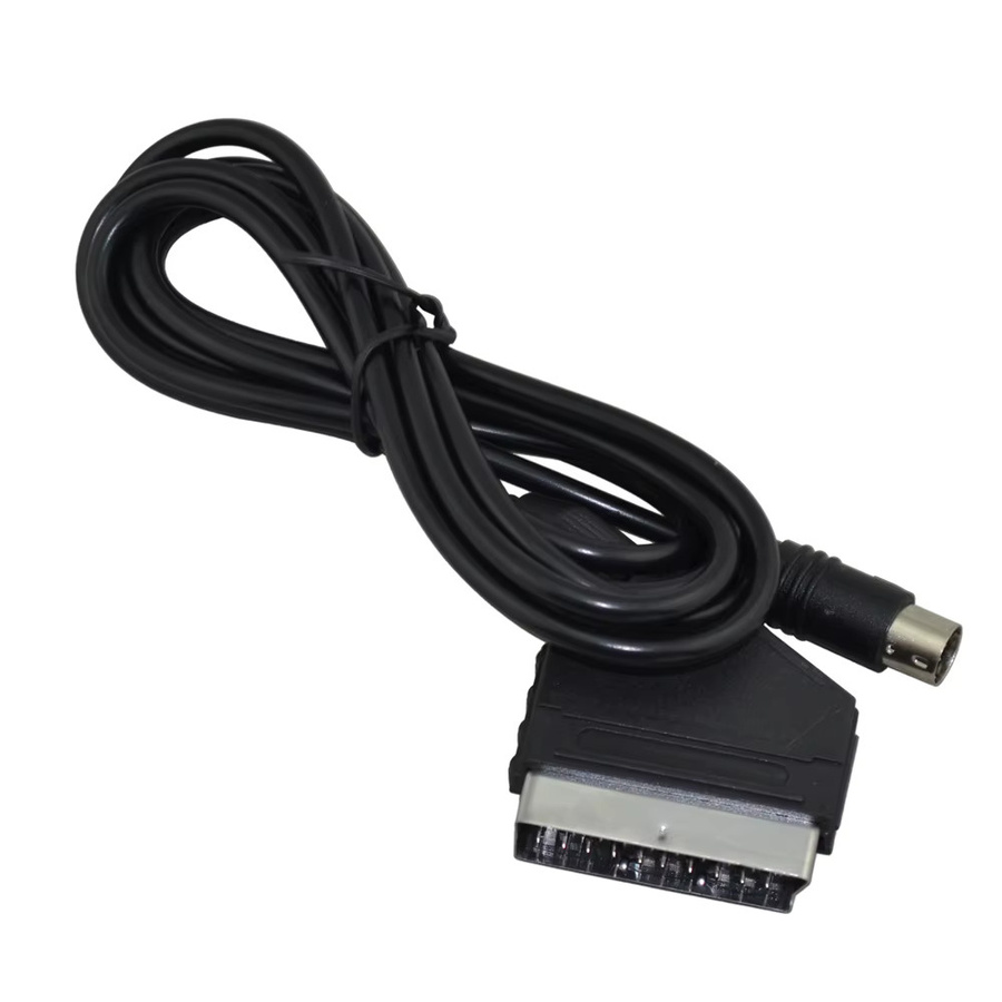 xunbeifang Scart-Videokabel für SEGA Mega Drive 2 und Genesis 2 in Schwarz (NTSC & PAL kompatibel) - Bild 2