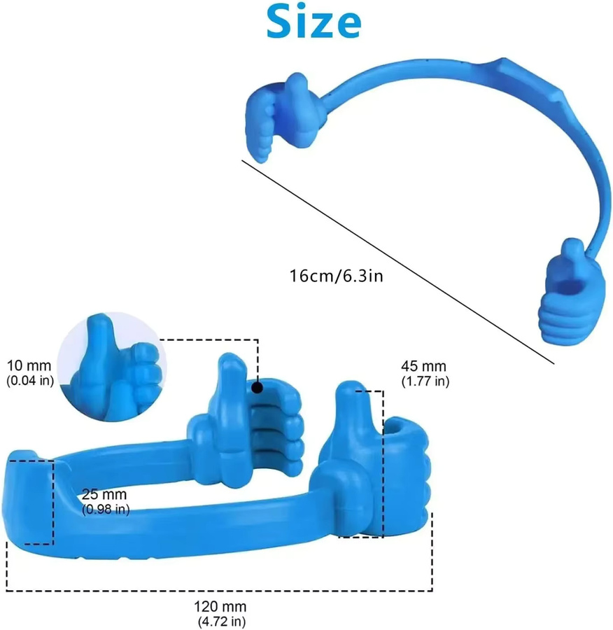 VIKEFON Lazy Handyhalterung und Tablet-Ständer in Pink für iPhone, Samsung, Xiaomi und iPad - Bild 2