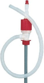 Horn Handpumpe aus Polyvinylchlorid und Polyethylen für Akkusäure und Ameisensäure mit 0,2 l/Hub - Bild 1