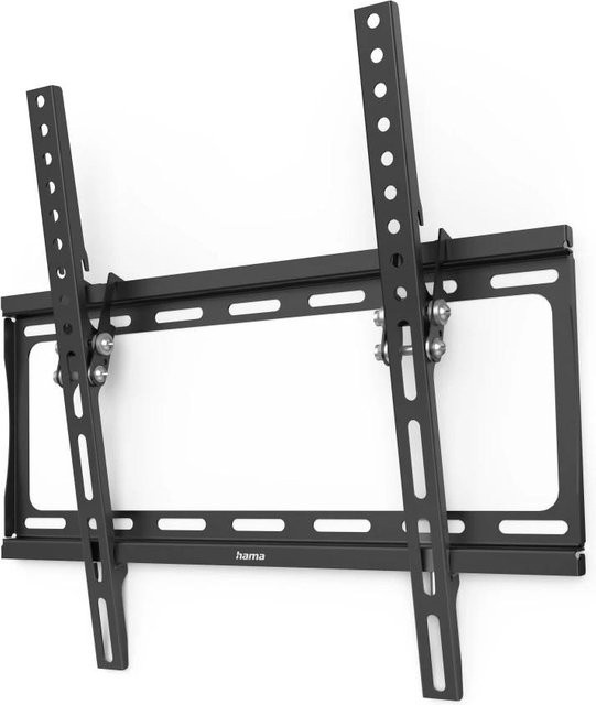 Hama TV-Wandhalterung TILT, neigbar, für bis zu 75 Zoll und 35 kg, Schwarz - Bild 1