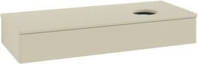 V&B Waschtischunterschrank Antao mit Beleuchtung, Grau lackiert, B/T/H: 120 x 50 x 19 cm - Bild 1