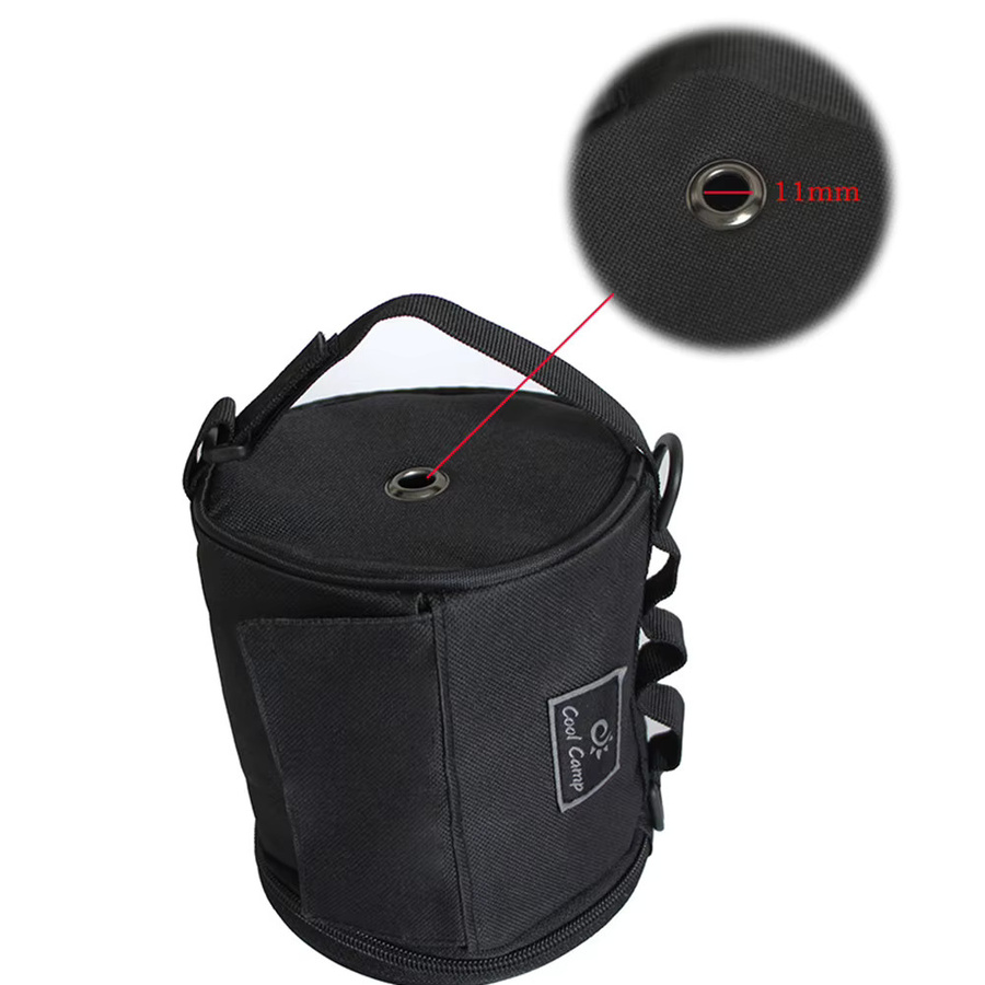 VKTECH Taschentuchhalter zum Aufhängen für Outdoor Camping und Picknick, Aufbewahrungsbox für Servietten und Toilettenpapier, Farben: Grün oder Schwarz - Bild 4