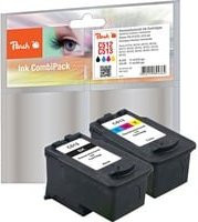 Tinte Spar Pack PI100-160 Inkjet Tintenpatronen in Schwarz und Mehrfarbig mit Peach - Bild 1