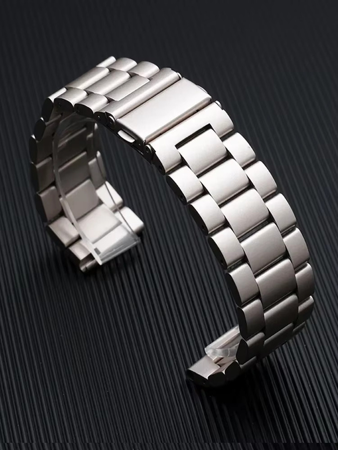 Uhrenarmband Edelstahl, Silber, Unisex - Bild 2