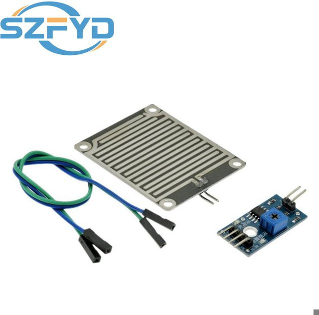 SZFYDOSH Regentropfen Sensor Modul zur Feuchtigkeitserkennung für Arduino DIY Kits, 3,3-5V - Bild 1
