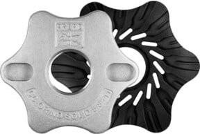 PFERD TOOLS Spannflanschset SFS CC-GRIND SOLID/FLEX 150/180 5/8" in Schwarz/Silber - Bild 2