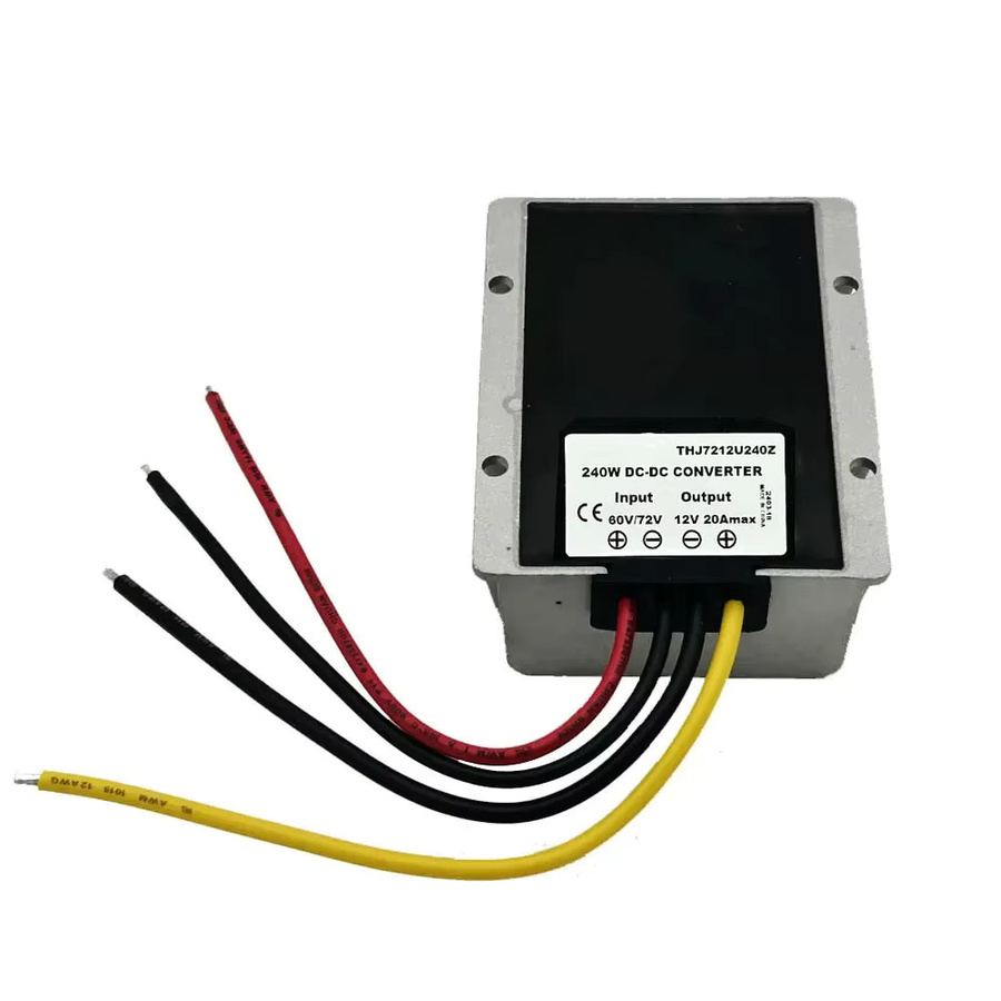 Waohei DC-DC Konverter Step Down Spannungsregler 18-90V zu 12V in Silber - Bild 3