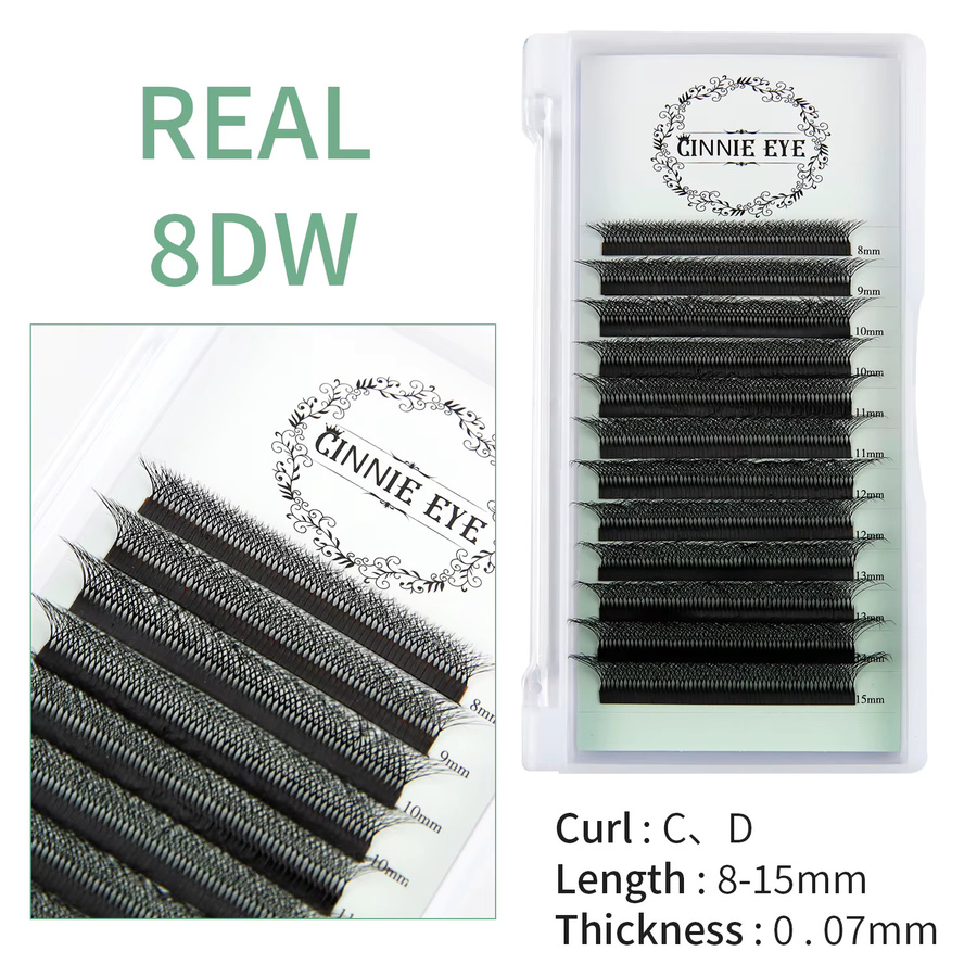 Cila Einzelne Cluster Wimpern, Black, Unisex - Bild 4
