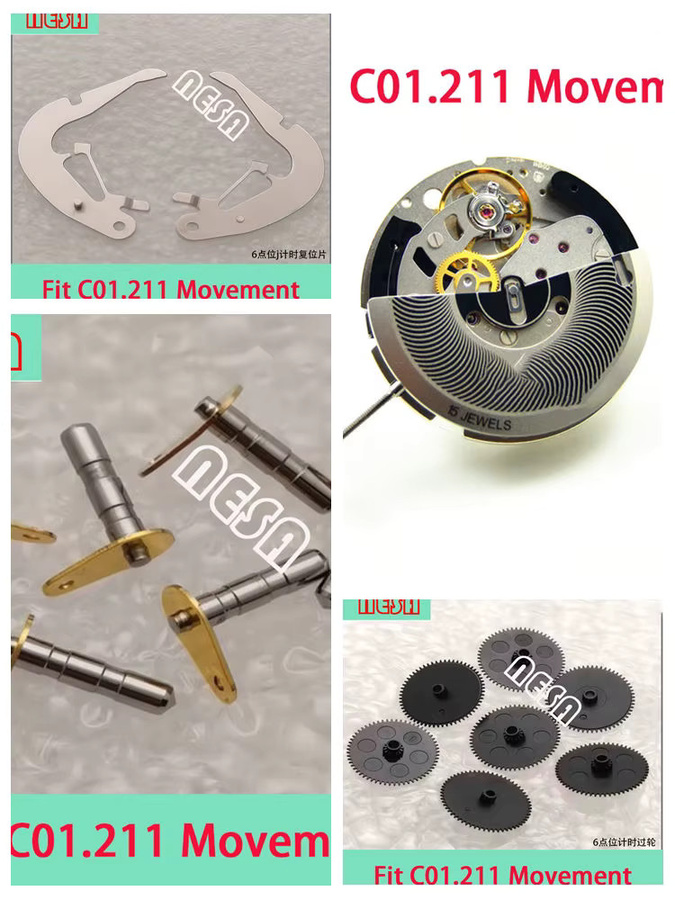 ETA Ganghebel Schwerkraft-Gangrad, Messing, Unisex - Bild 2