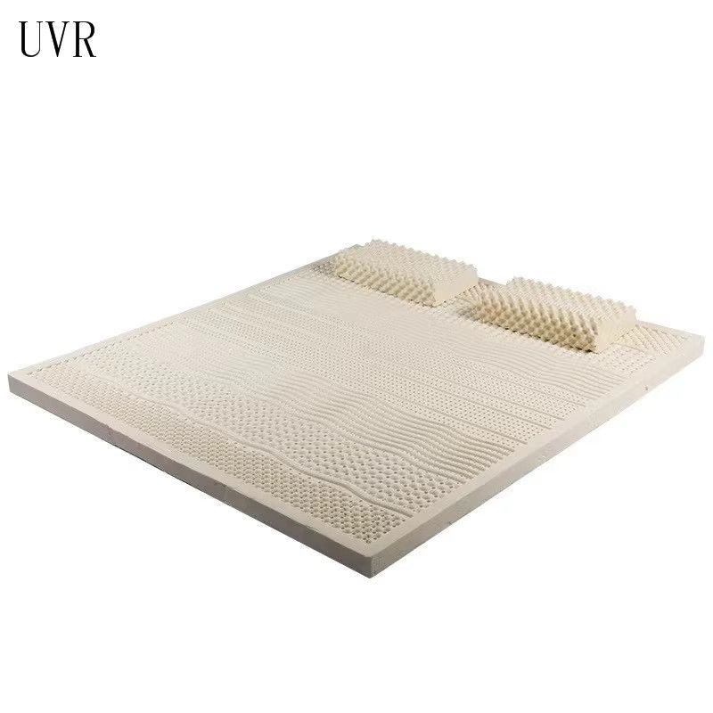 UVR Naturlatex Matratze mit hoher Dichte, atmungsaktive Tatami-Bodenmatte, Farbe: Weiß, B/T/H: 90 x 190 x 90 cm - Bild 3
