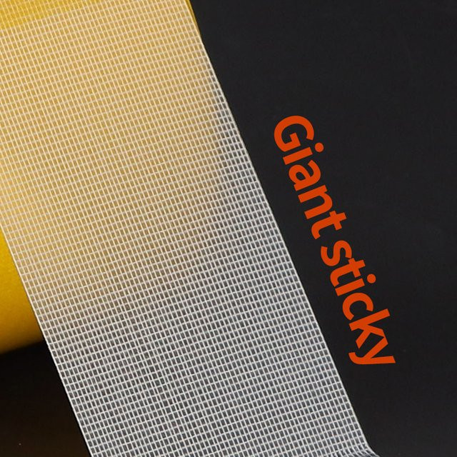Doppelseitiges Stoffbasisband in Transparent, wasserdichtes und spurloses Netzband mit 10 m Länge - Bild 1