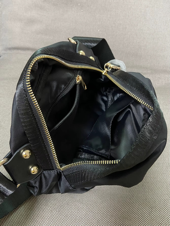 Umhängetasche Nylon, Schwarz, Unisex - Bild 2