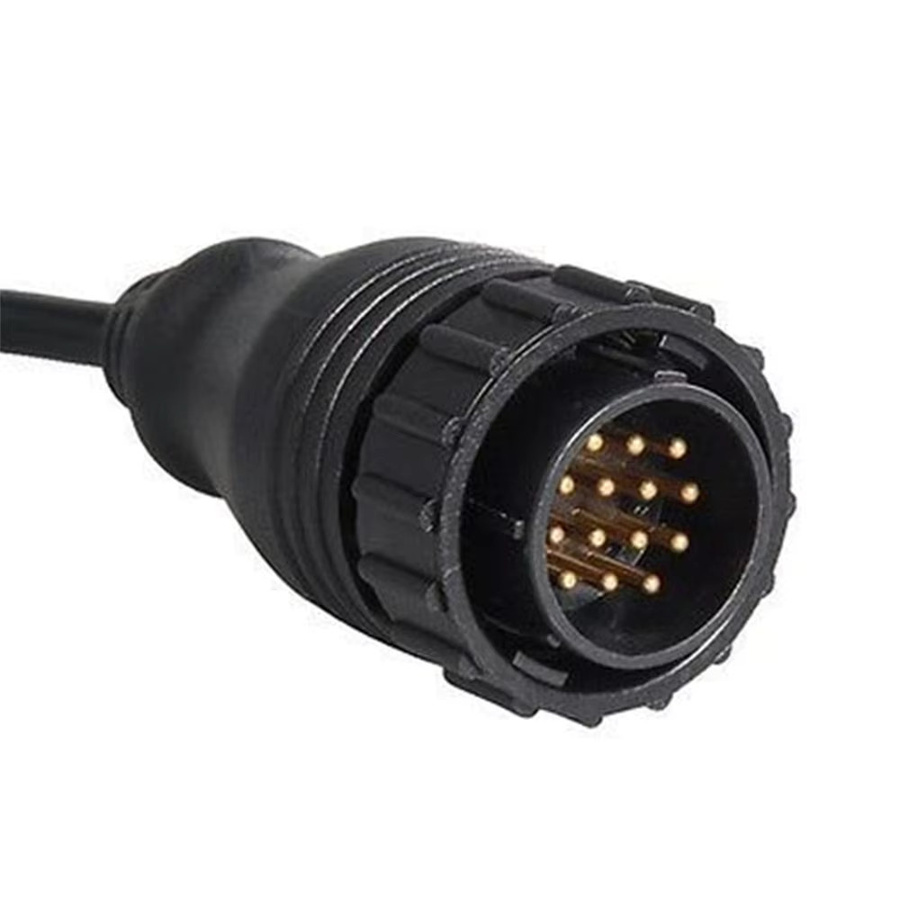 OBD2 Adapter Kabel für Mercedes Benz 14 Pin auf 16 Pin Diagnose Stecker in Schwarz - Bild 3