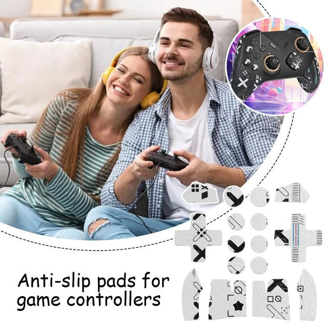 Schweißfester und rutschfester Aufkleber für dein Flydigi Vader5 Pro Gamepad in Schwarz - Bild 1