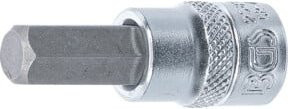 BGS Bit-Einsatz Innensechskant 10 mm mit 10 mm 3/8 Zoll Innenvierkant in Silber - Bild 1